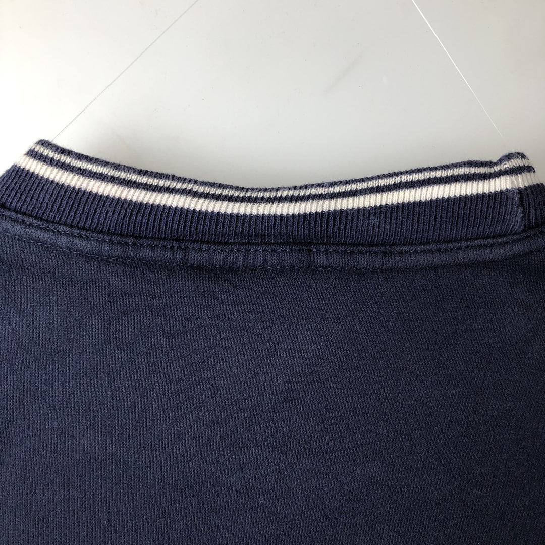 2000'S Jerzees Z-Class plain blank sweatshirt, men's size L cotton navy blue type Vintage Second Hand