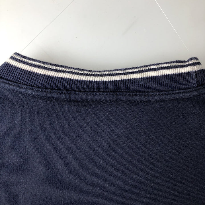 2000'S Jerzees Z-Class plain blank sweatshirt, men's size L cotton navy blue type Vintage Second Hand