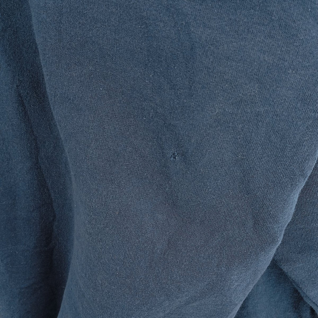 Vintage 90'S Union Line full-zip sweatshirt hoodie, made in the USA, size XL. cotton navy blue type Vintage Second Hand
