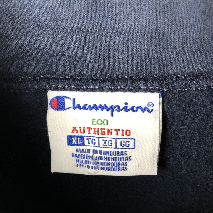 Champion ECO AUTHENTIC College Half-Zip Sweatshirt, Men's XL unclear navy blue type Vintage Second Hand