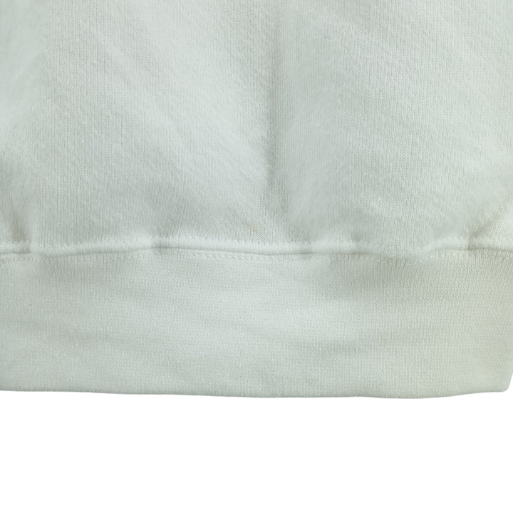 Vintage 90'S Lee Heavy Weight plain blank sweatshirt, men's size M cotton white type Vintage Second Hand