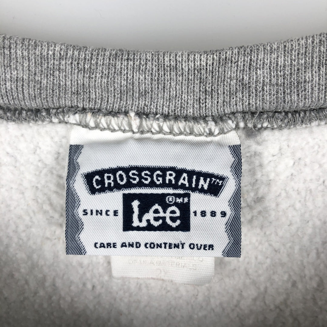 90s-00'S Lee College Sweatshirt, Men's XXL cotton gray type Vintage Second Hand