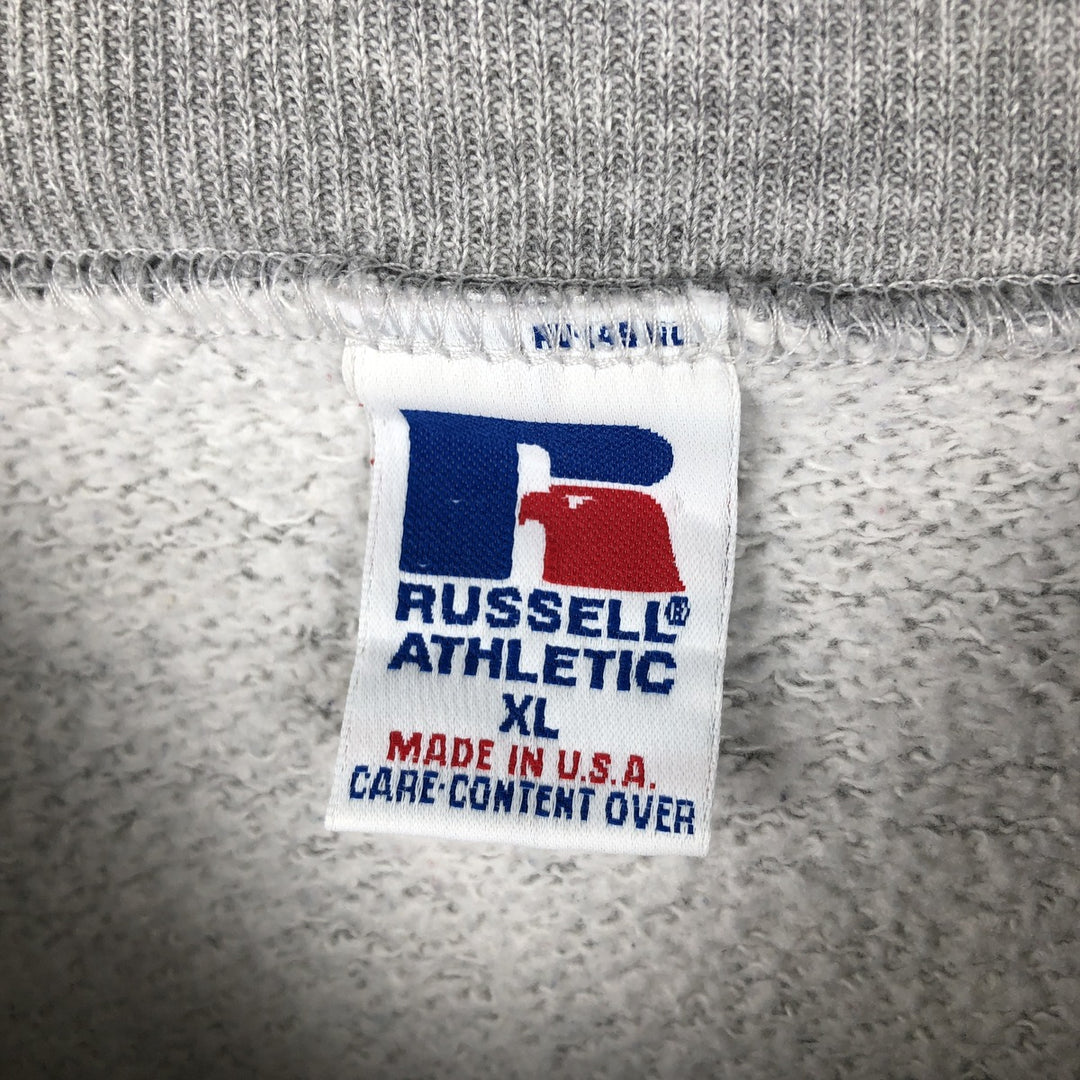 90'S Russell University of North Carolina College Sweatshirt, Made in USA, Men's Size XL, Vintage polyester gray type Vintage Second Hand