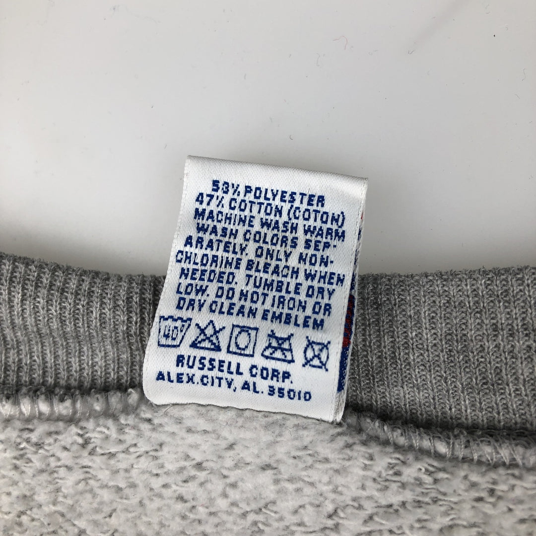 90'S Russell University of North Carolina College Sweatshirt, Made in USA, Men's Size XL, Vintage polyester gray type Vintage Second Hand