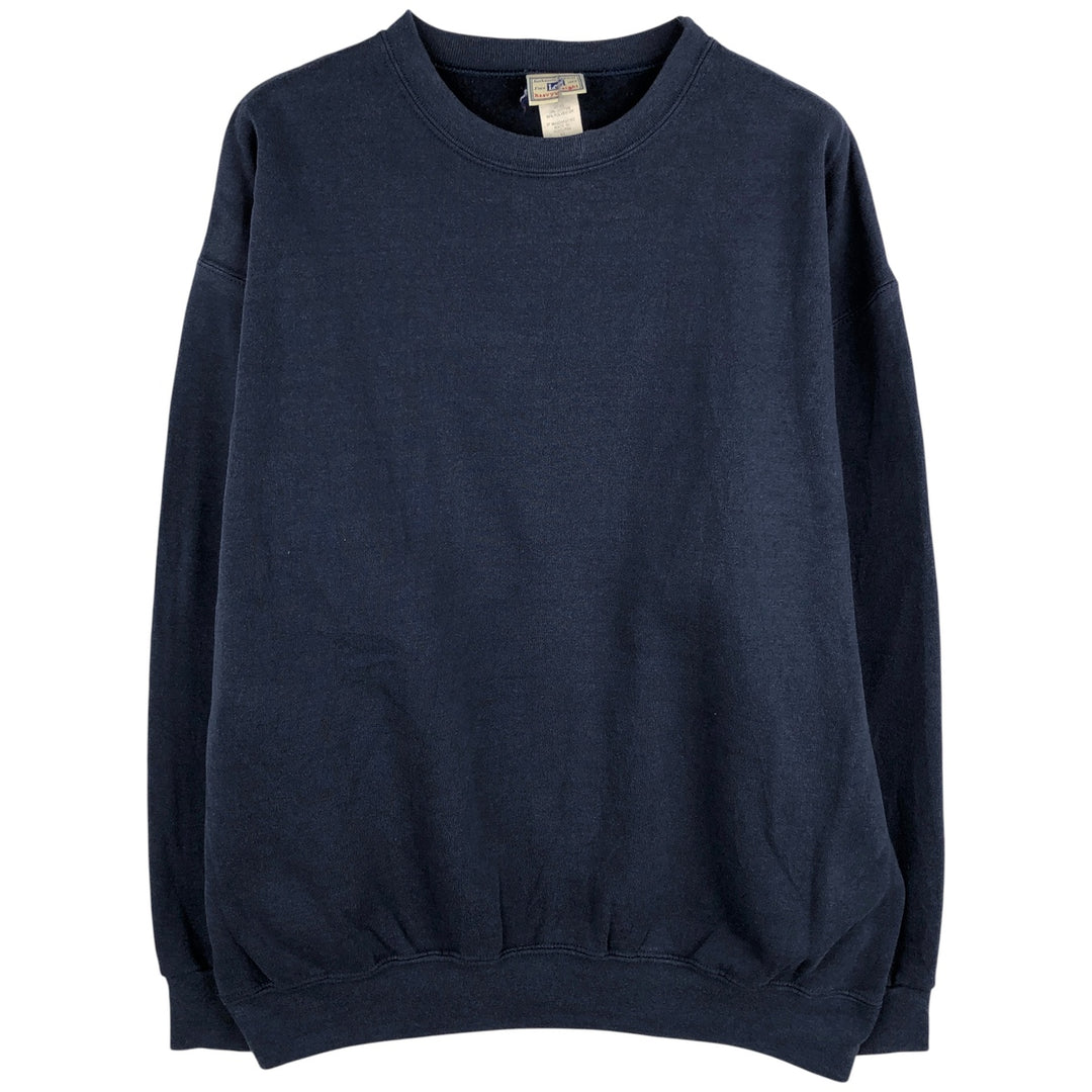 90s-00'S Lee plain blank sweatshirt, men's size XL cotton navy blue type Vintage Second Hand