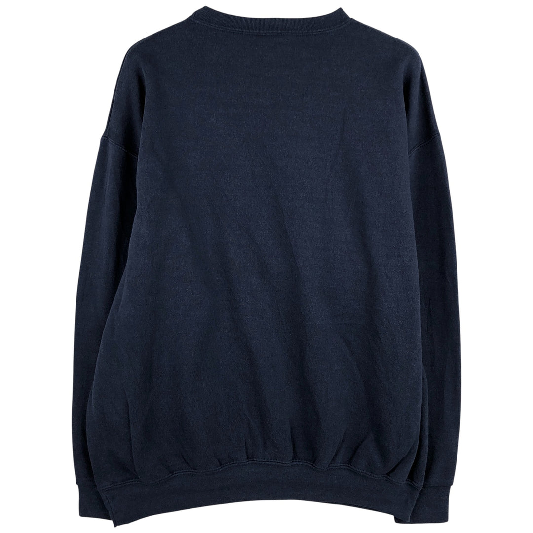 90s-00'S Lee plain blank sweatshirt, men's size XL cotton navy blue type Vintage Second Hand