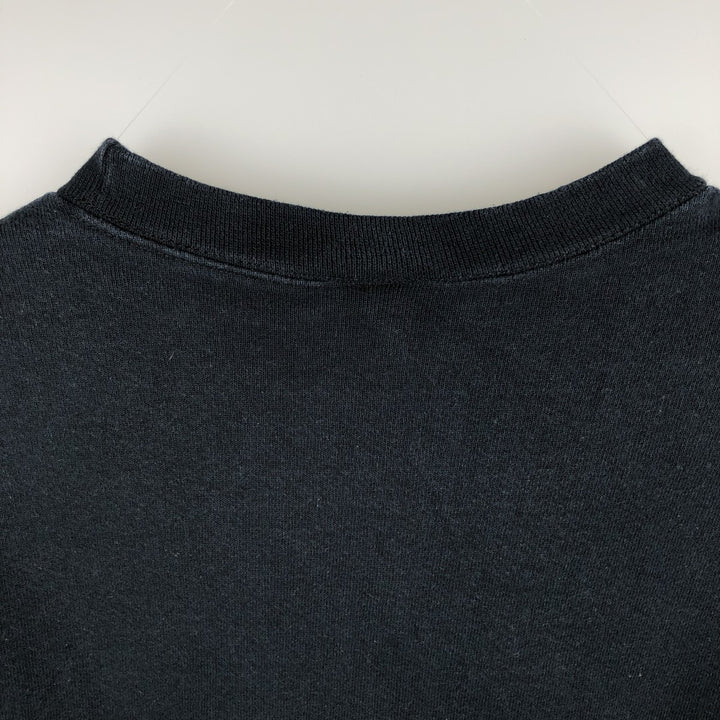 Fruit of the Loom plain blank sweatshirt, men's size XL cotton black type Vintage Second Hand
