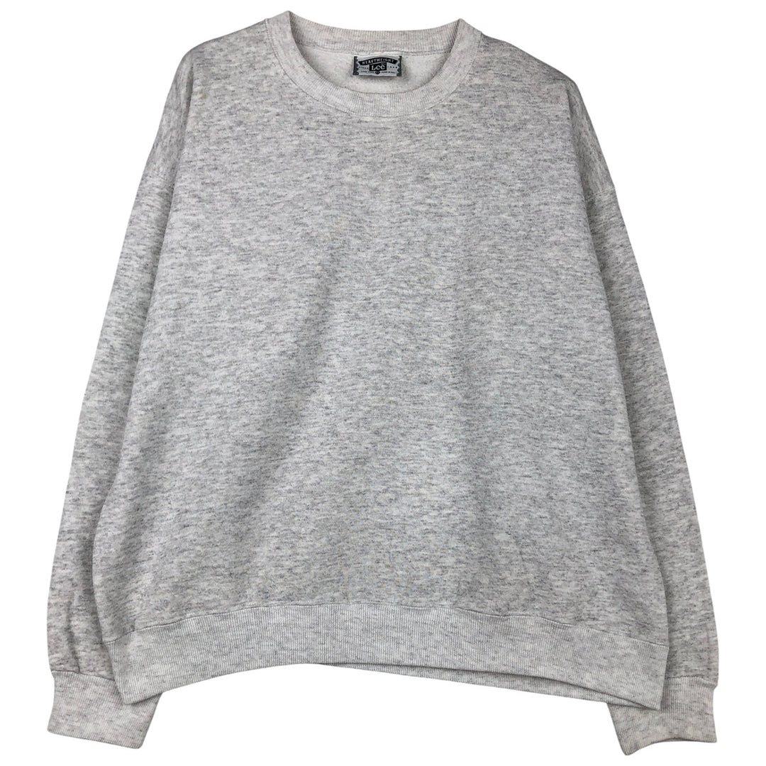 Vintage 90'S Lee Heavyweight Blank Sweatshirt, Made in USA, Men's Size XL unclear gray type Vintage Second Hand