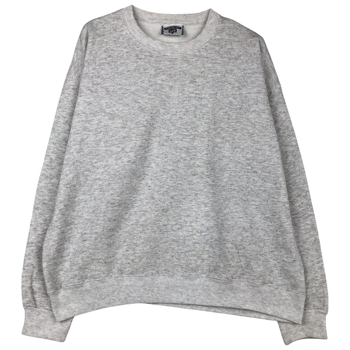 Vintage 90'S Lee Heavyweight Blank Sweatshirt, Made in USA, Men's Size XL unclear gray type Vintage Second Hand