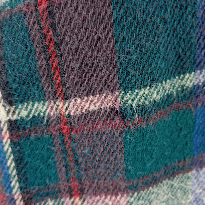 Vintage 1980'S Workn' Sport Western flannel check shirt, made in the USA, men's size XL unclear wine-red Vintage Second Hand