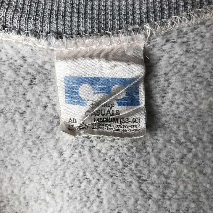 Vintage 1980'S Disney Mickey Mouse character sweatshirt, size M, men's acrylic gray type Vintage Second Hand