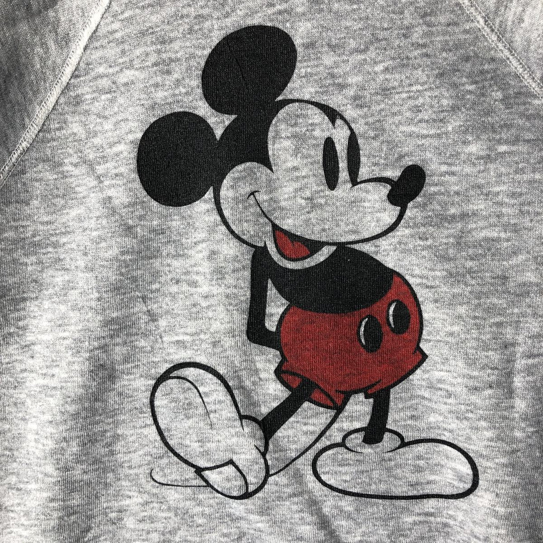 Vintage 1980'S Disney Mickey Mouse character sweatshirt, size M, men's acrylic gray type Vintage Second Hand