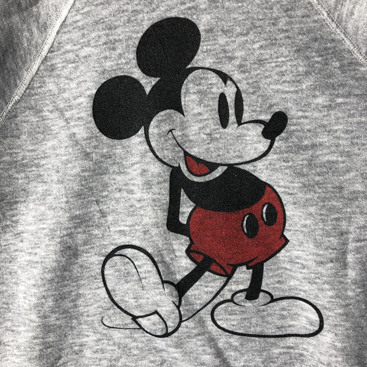 Vintage 1980'S Disney Mickey Mouse character sweatshirt, size M, men's acrylic gray type Vintage Second Hand