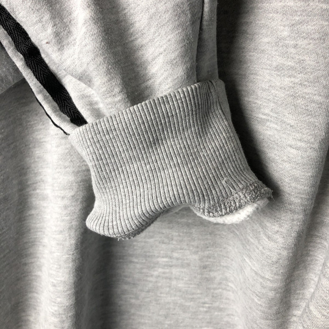 00'S Adidas logo sweatshirt, men's size L cotton gray type Vintage Second Hand