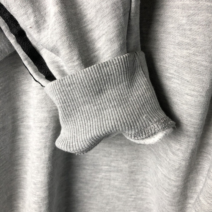 00'S Adidas logo sweatshirt, men's size L cotton gray type Vintage Second Hand