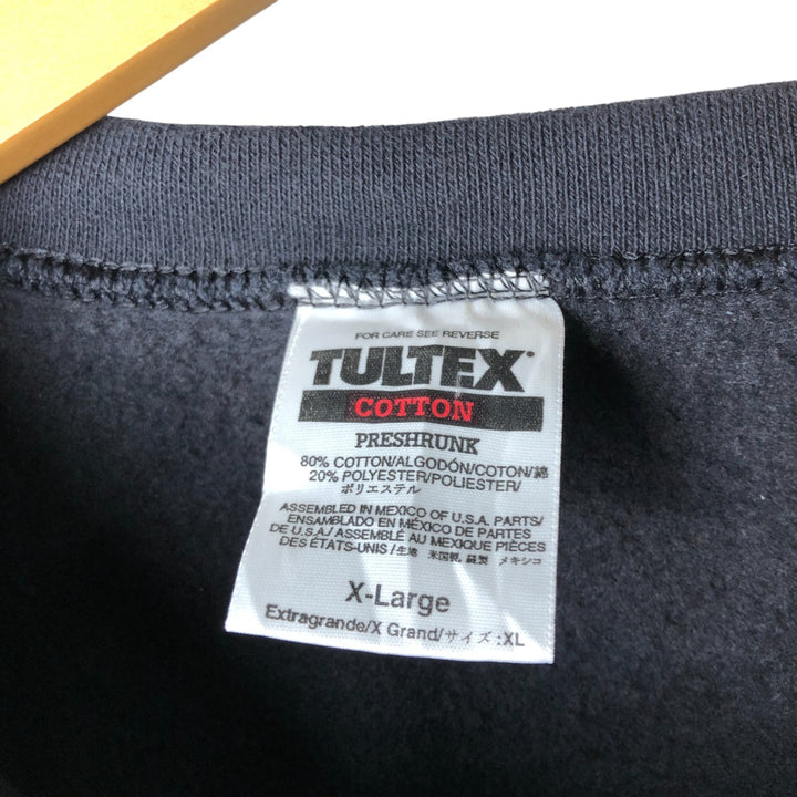 Vintage 90'S Tultex Cotton Blank Sweatshirt, Men's Size XL cotton black type Vintage Second Hand