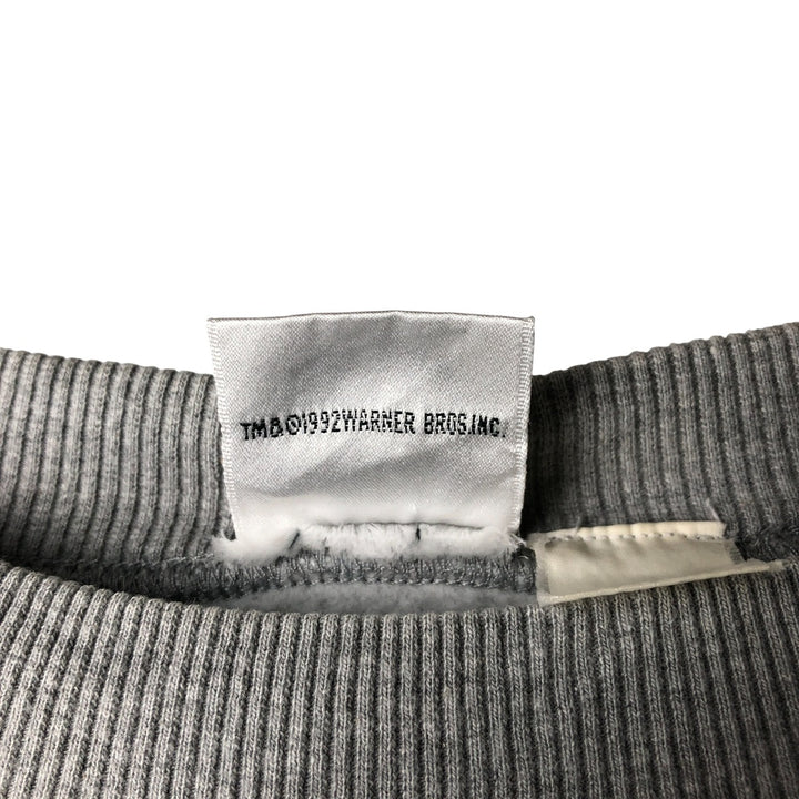 90'S ACME Clothing Looney Tunes Character Sweatshirt, Men's, Size XL, Vintage unclear gray type Vintage Second Hand