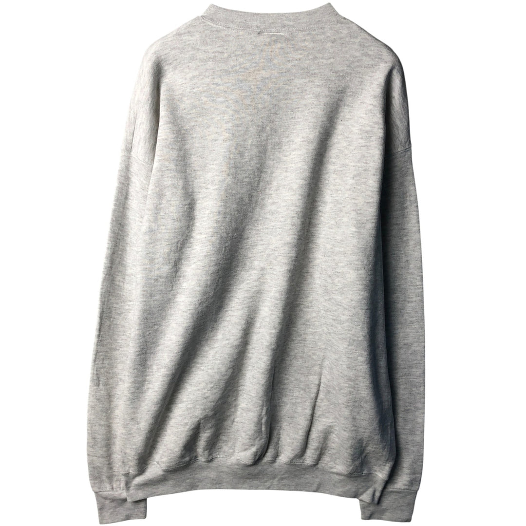 Vintage 90'S Lee Heavyweight Blank Sweatshirt, Made in USA, Men's Size XL cotton gray type Vintage Second Hand