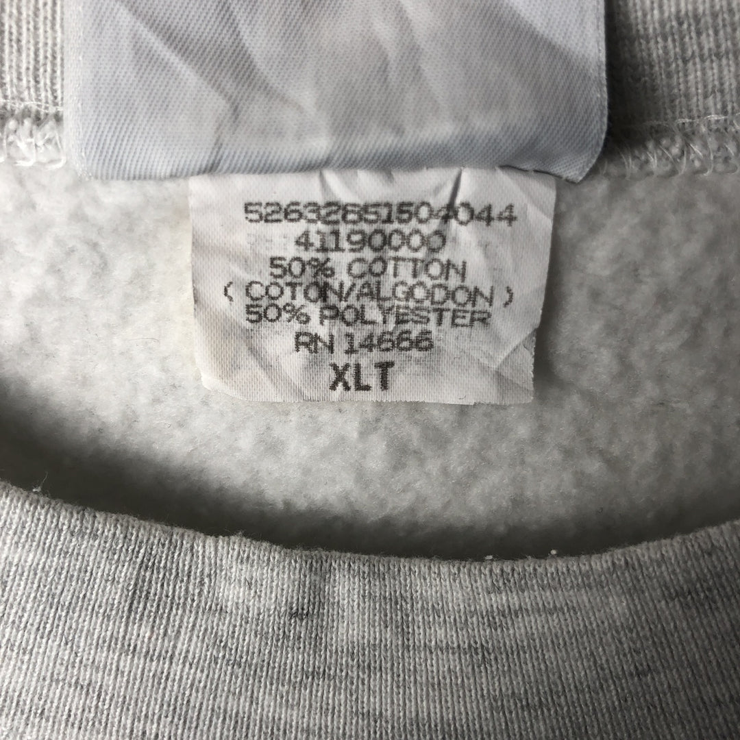 Vintage 90'S Lee Heavyweight Blank Sweatshirt, Made in USA, Men's Size XL cotton gray type Vintage Second Hand