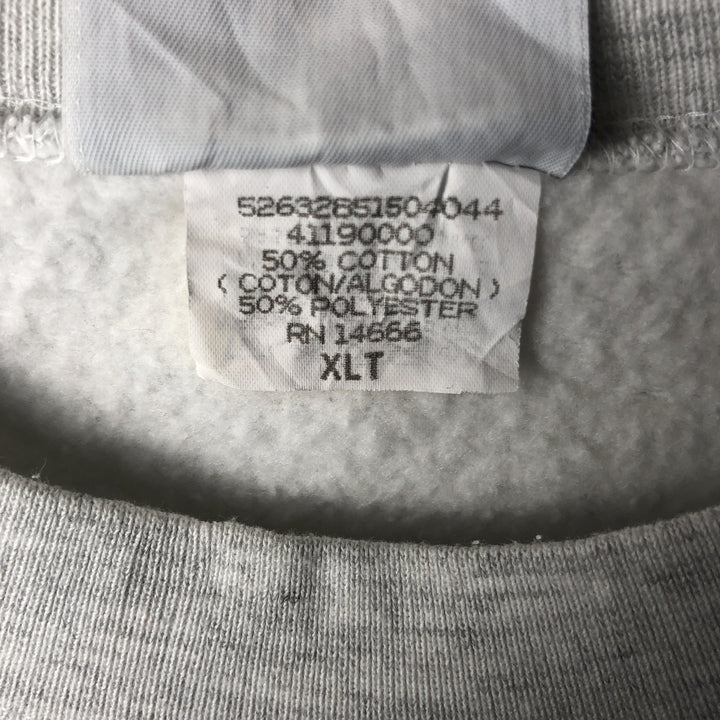 Vintage 90'S Lee Heavyweight Blank Sweatshirt, Made in USA, Men's Size XL cotton gray type Vintage Second Hand