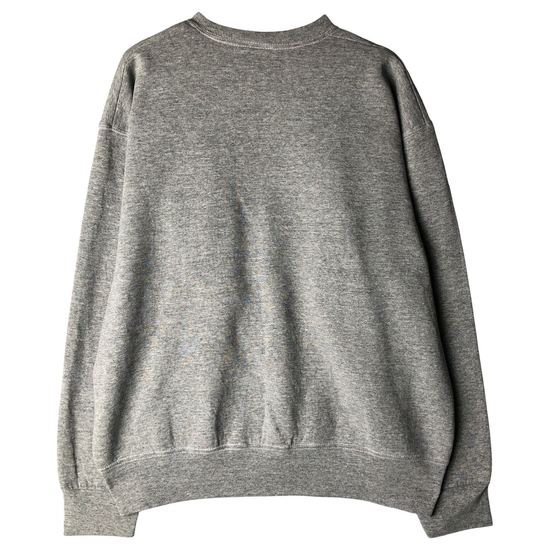 90'S BVD plain blank sweatshirt, sweatshirt, made in USA, men's size L, vintage cotton gray type Vintage Second Hand