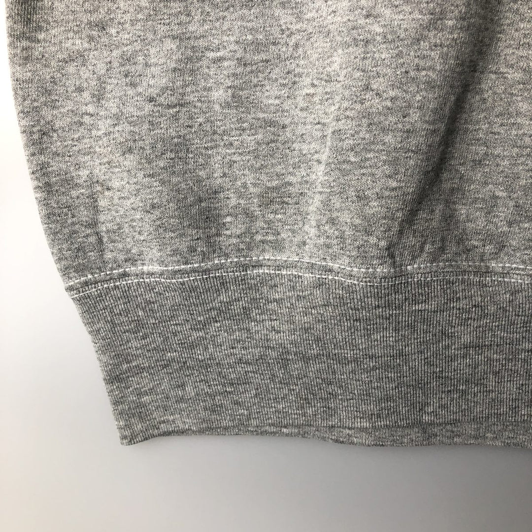 90'S BVD plain blank sweatshirt, sweatshirt, made in USA, men's size L, vintage cotton gray type Vintage Second Hand