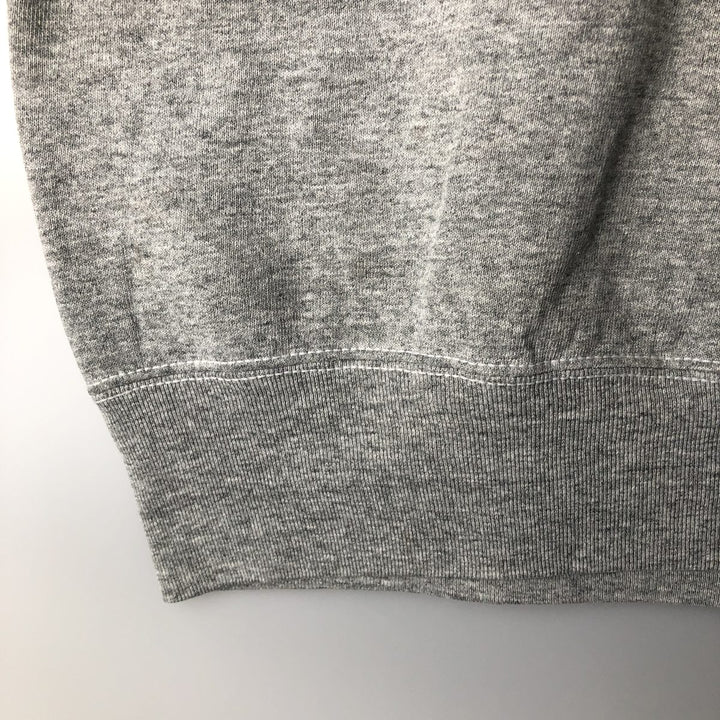 90'S BVD plain blank sweatshirt, sweatshirt, made in USA, men's size L, vintage cotton gray type Vintage Second Hand