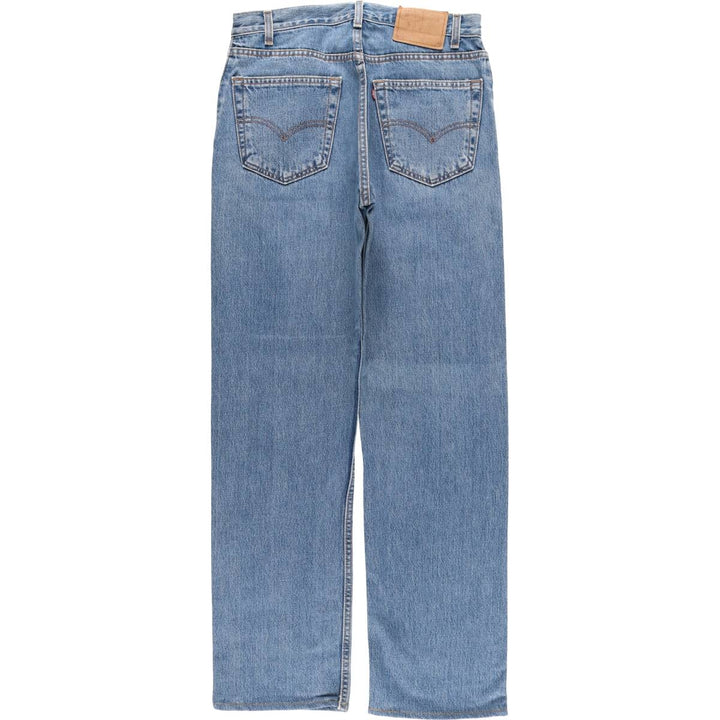 2000'S Levi's 505 Regular Fit Tapered Denim Pants, Made in USA, Men's Size W32 cotton blue type Vintage Second Hand