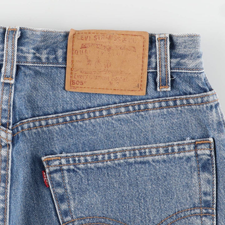 2000'S Levi's 505 Regular Fit Tapered Denim Pants, Made in USA, Men's Size W32 cotton blue type Vintage Second Hand