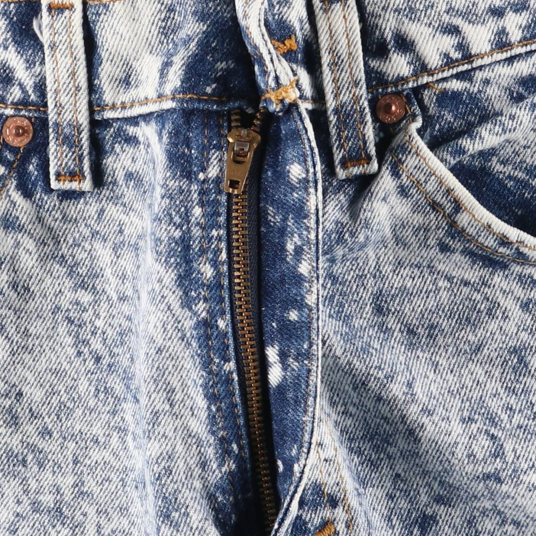 90s-00'S Levi's 40505-0209 Orange Tab Chemical Wash Tapered Denim Pants, Made in USA, Men's Size W30 cotton blue type Vintage Second Hand