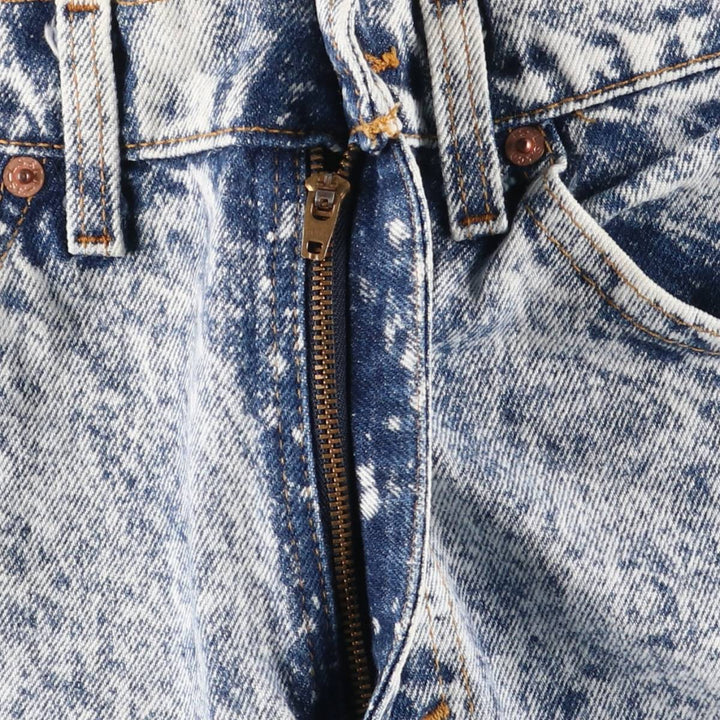 90s-00'S Levi's 40505-0209 Orange Tab Chemical Wash Tapered Denim Pants, Made in USA, Men's Size W30 cotton blue type Vintage Second Hand