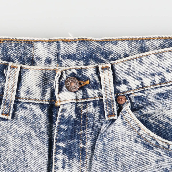 90s-00'S Levi's 40505-0209 Orange Tab Chemical Wash Tapered Denim Pants, Made in USA, Men's Size W30 cotton blue type Vintage Second Hand