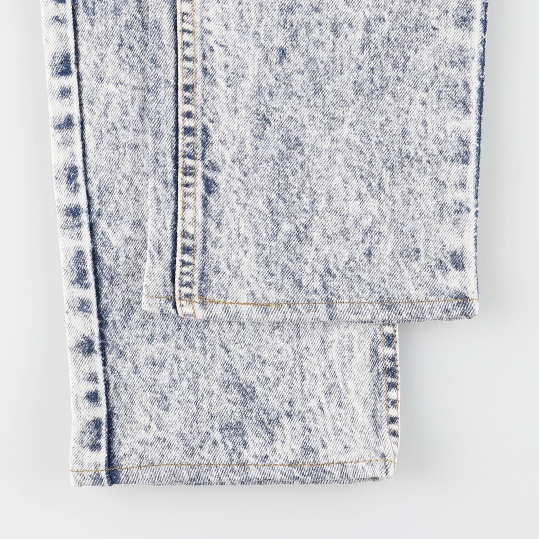 90s-00'S Levi's 40505-0209 Orange Tab Chemical Wash Tapered Denim Pants, Made in USA, Men's Size W30 cotton blue type Vintage Second Hand