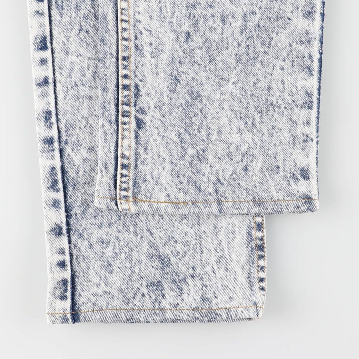 90s-00'S Levi's 40505-0209 Orange Tab Chemical Wash Tapered Denim Pants, Made in USA, Men's Size W30 cotton blue type Vintage Second Hand