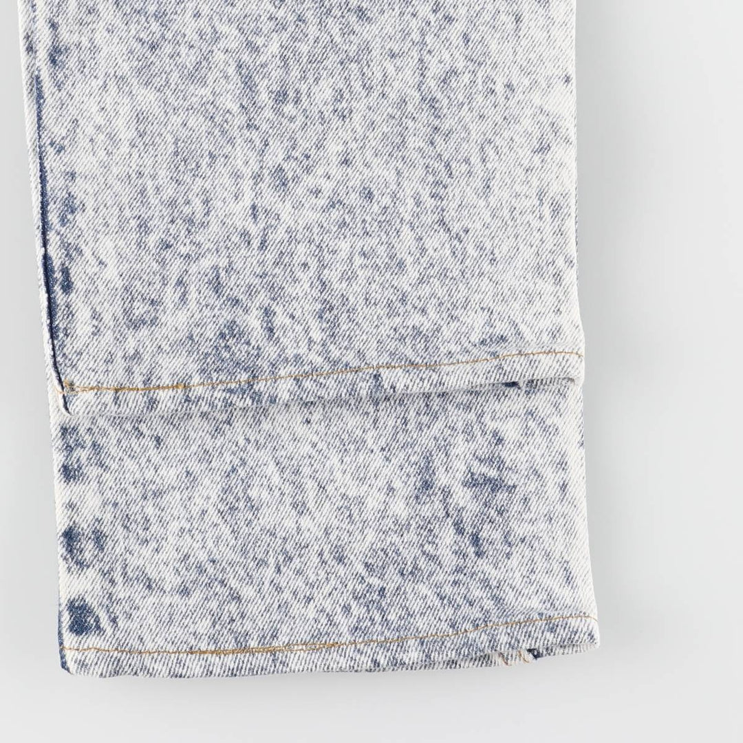 90s-00'S Levi's 40505-0209 Orange Tab Chemical Wash Tapered Denim Pants, Made in USA, Men's Size W30 cotton blue type Vintage Second Hand