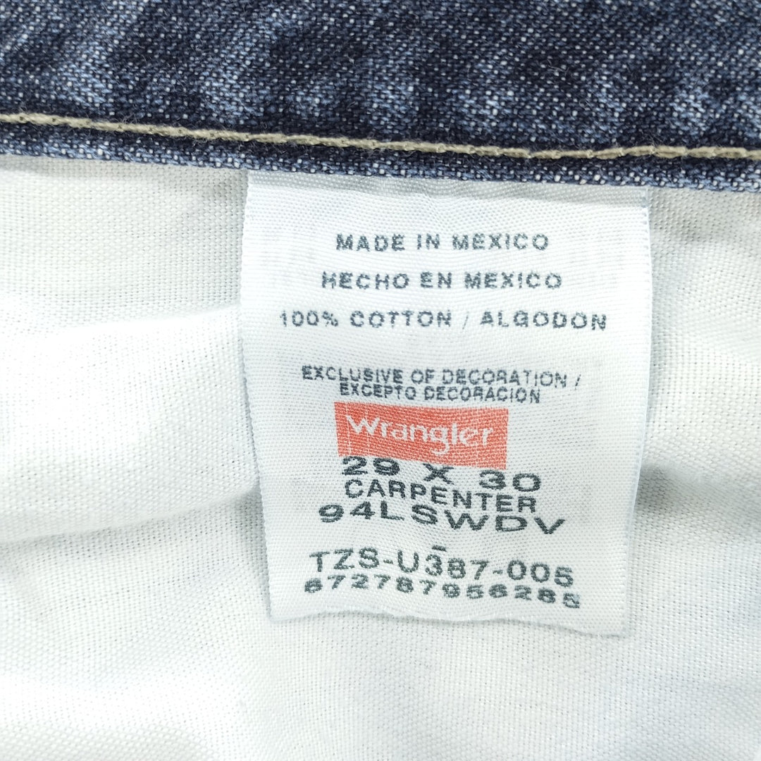 Wrangler Carpenter Denim Painter Pants, Men's, Size W29 cotton blue type Vintage Second Hand