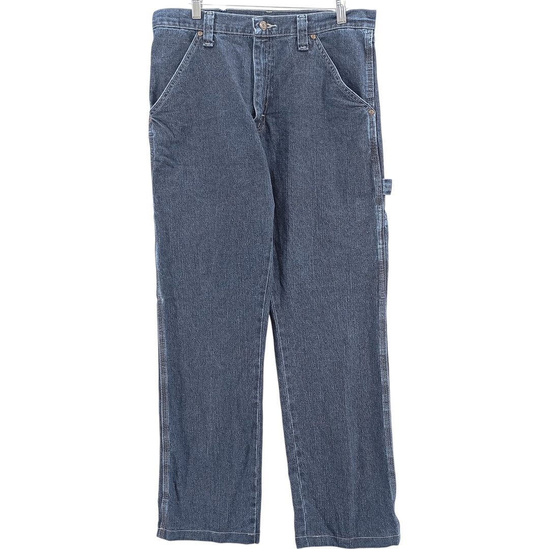 00'S Wrangler Denim Painter Pants Men's W33 equivalent cotton blue type Vintage Second Hand