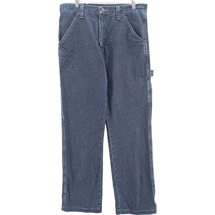 00'S Wrangler Denim Painter Pants Men's W33 equivalent cotton blue type Vintage Second Hand