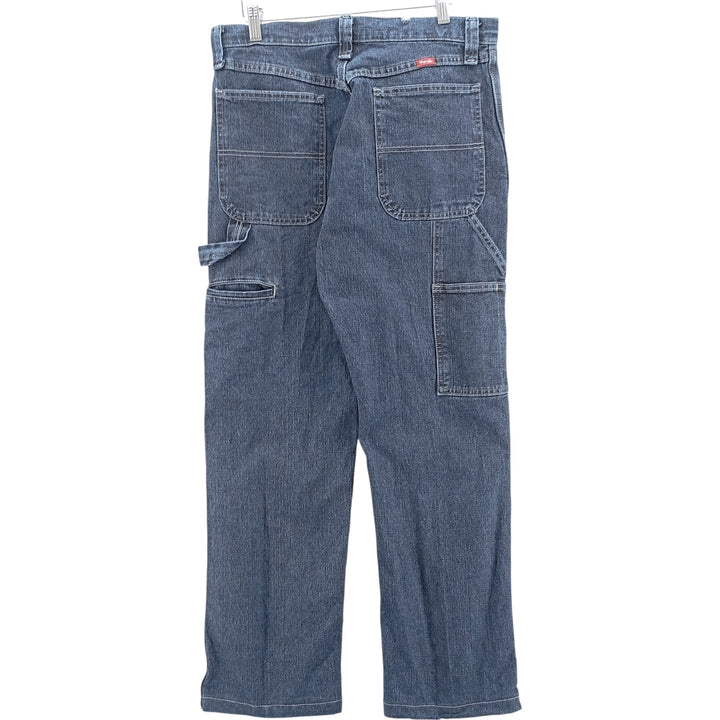 00'S Wrangler Denim Painter Pants Men's W33 equivalent cotton blue type Vintage Second Hand