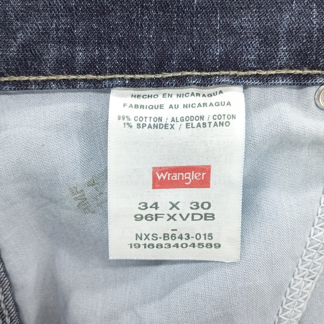 00'S Wrangler Denim Painter Pants Men's W33 equivalent cotton blue type Vintage Second Hand