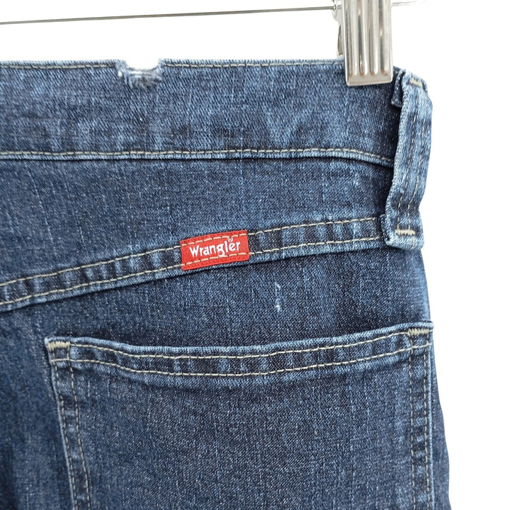 00'S Wrangler Denim Painter Pants Men's W33 equivalent cotton blue type Vintage Second Hand