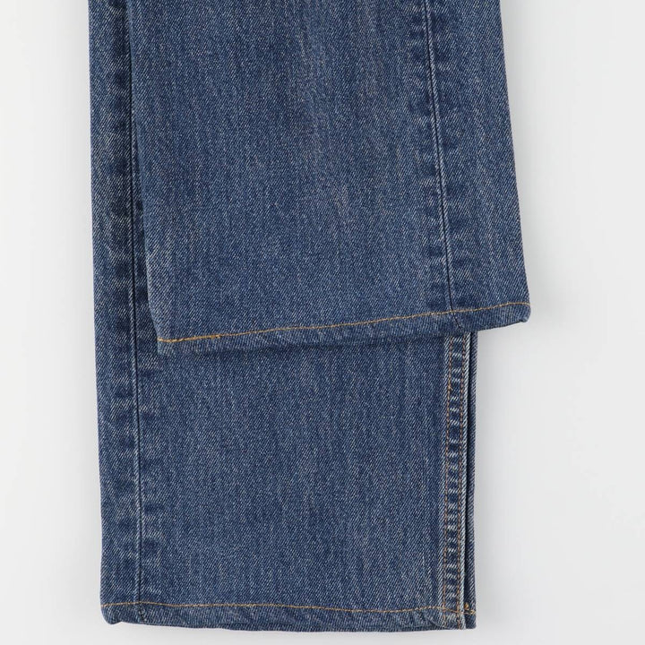 Levi's 505 tapered denim pants for men, size W34 cotton blue type Vintage Second Hand