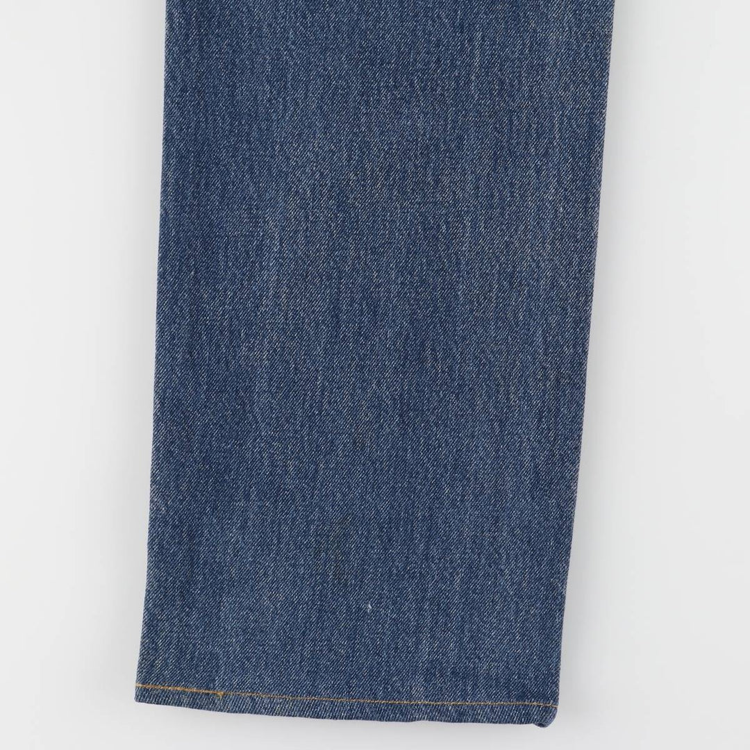 Levi's 505 tapered denim pants for men, size W34 cotton blue type Vintage Second Hand