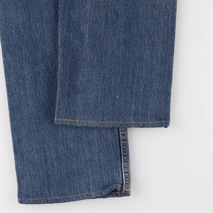 Levi's 505 tapered denim pants for men, size W34 cotton blue type Vintage Second Hand
