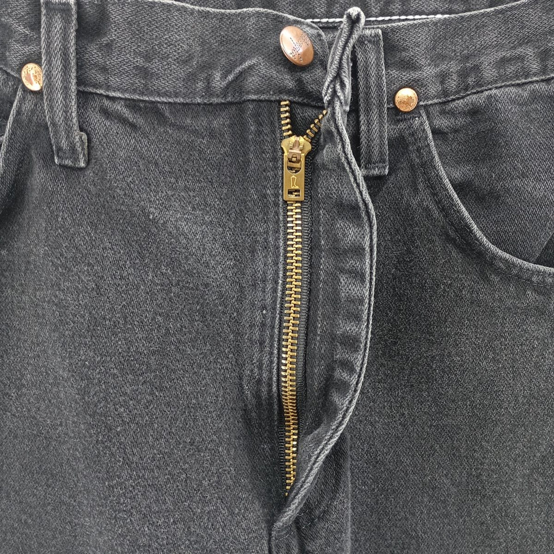 80s-90'S Wrangler Black Denim Straight Denim Pants Men's W32 Vintage cotton black type Vintage Second Hand