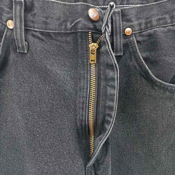 80s-90'S Wrangler Black Denim Straight Denim Pants Men's W32 Vintage cotton black type Vintage Second Hand
