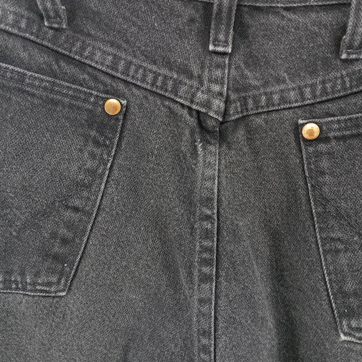 80s-90'S Wrangler Black Denim Straight Denim Pants Men's W32 Vintage cotton black type Vintage Second Hand