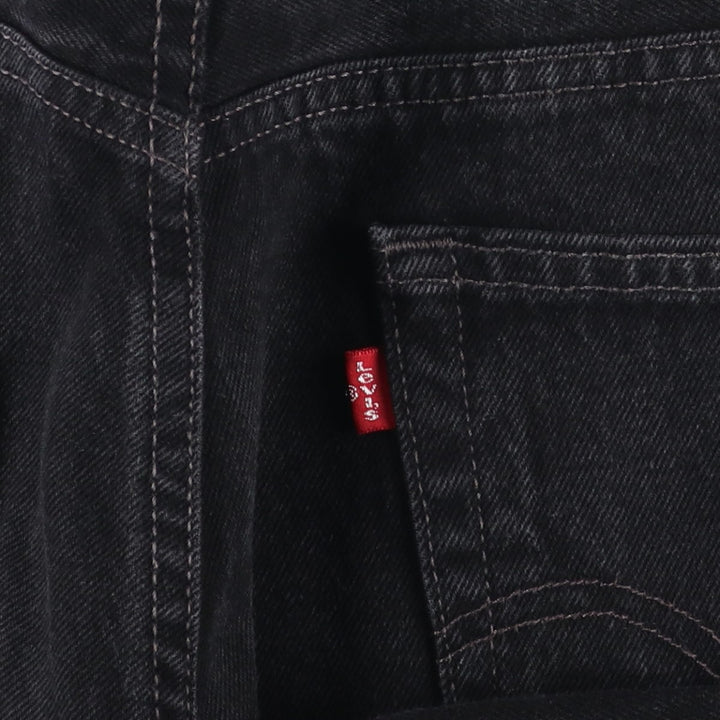 2000'S Levi's 505 Regular Fit Black Denim Tapered Denim Pants, Men's Size W33 cotton black type Vintage Second Hand