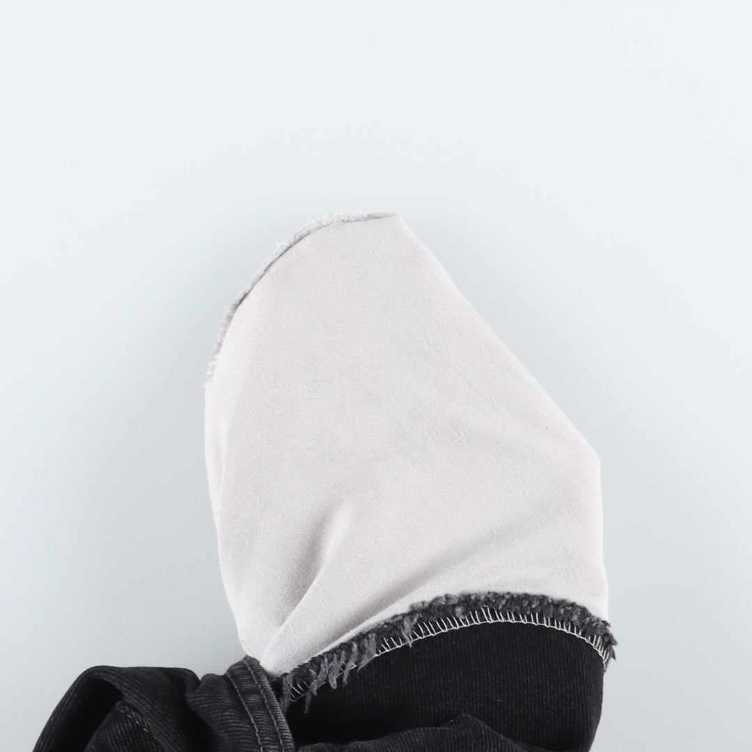 2000'S Levi's 505 Regular Fit Black Denim Tapered Denim Pants, Men's Size W33 cotton black type Vintage Second Hand