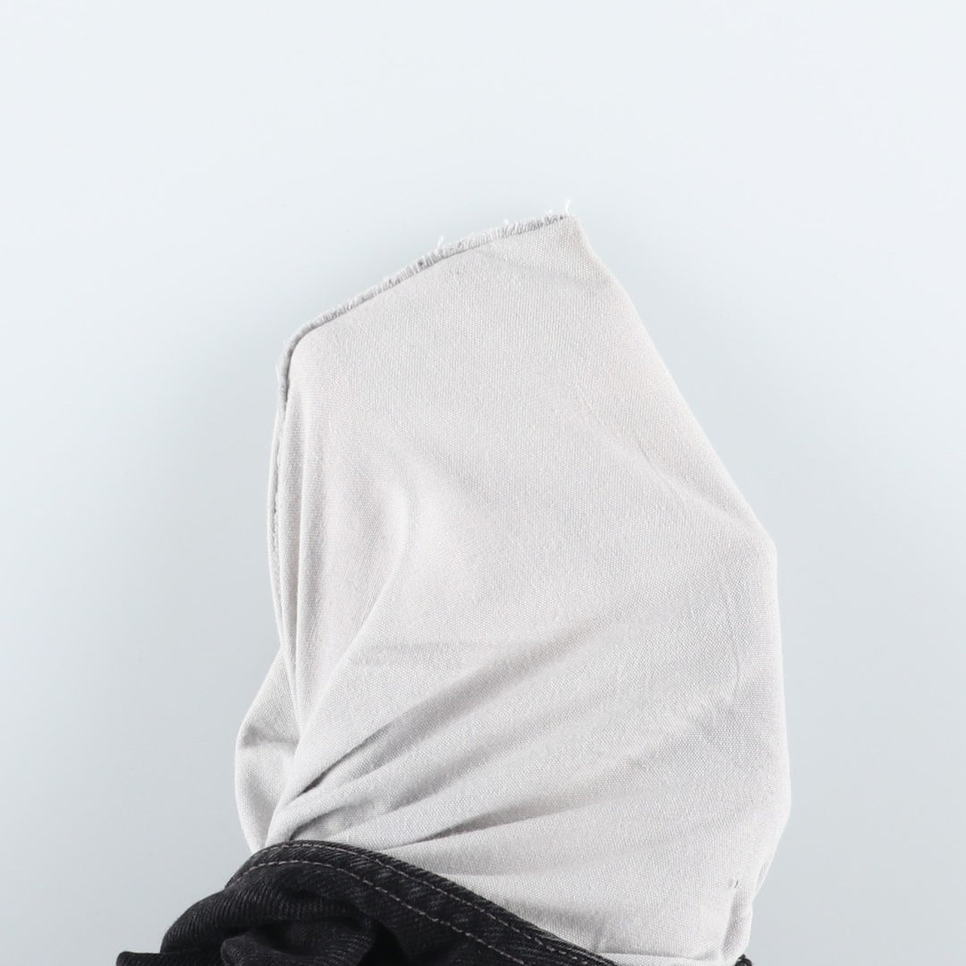 2000'S Levi's 505 Regular Fit Black Denim Tapered Denim Pants, Men's Size W33 cotton black type Vintage Second Hand